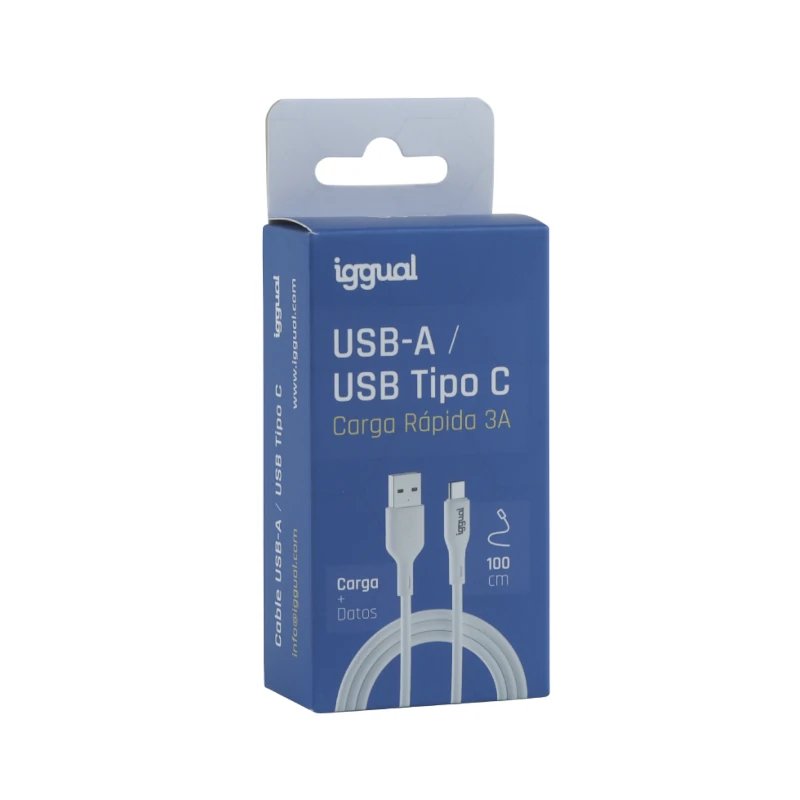 EAN 8435364317181 - iggual IGG317181 cable USB USB 2.0 1 m USB A USB C imagen 3