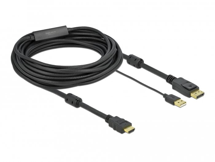 Delock Cable Hdmi -> Displayport 4k 30 Hz 7 M