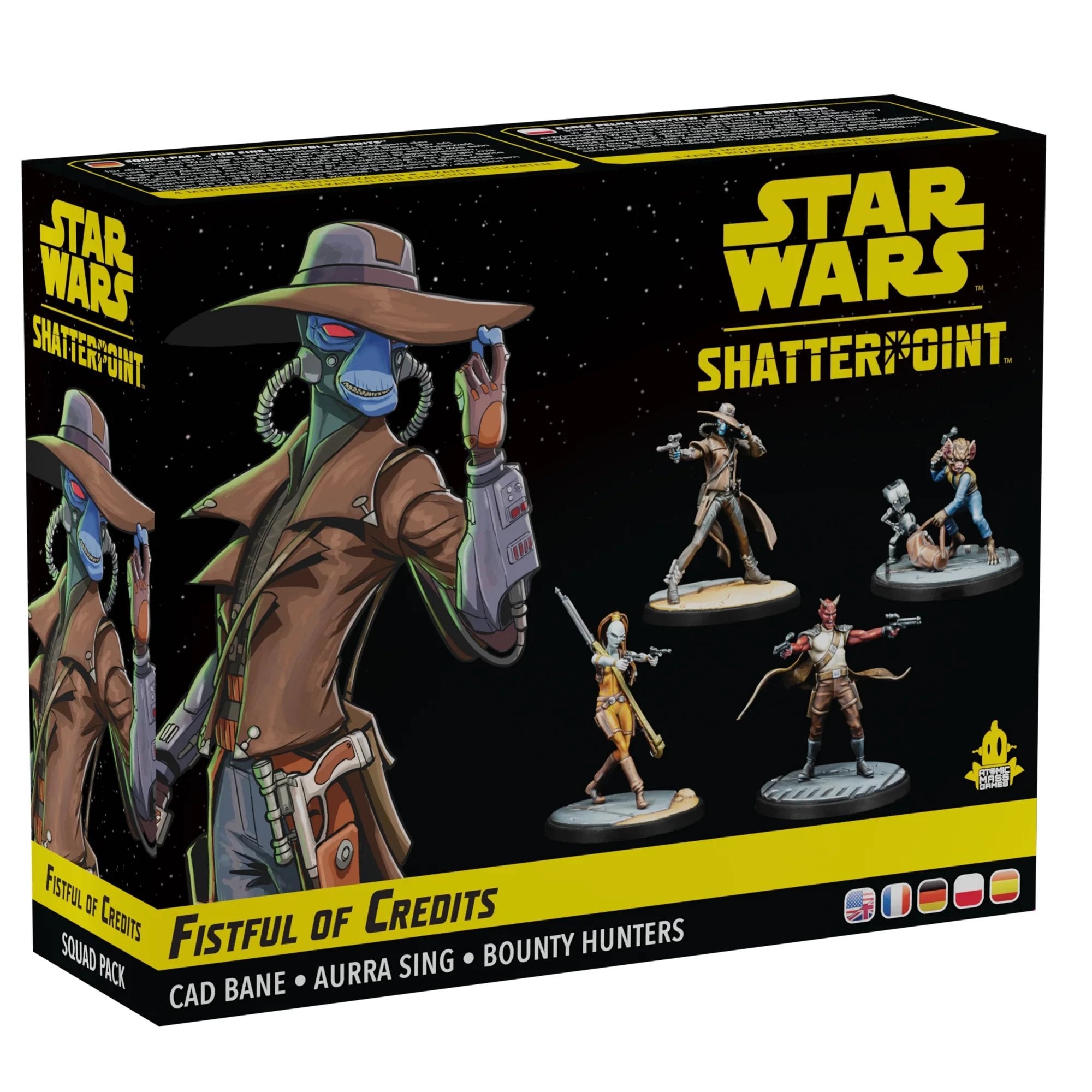 Juego De Mesa Star Wars Shatterpoint Fistful Of Credits Cad Bane Squad Pack Edad Recomendada 14 Años