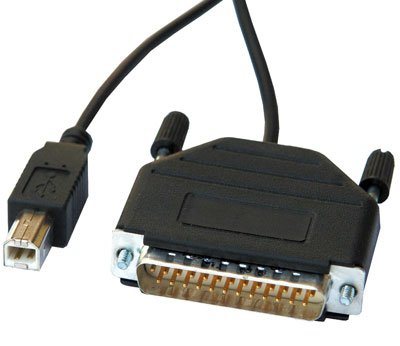 Roline Konverter Cable Parallel Nach Usb 25pol Sub-D Auf Usb Typ-B 1,8m