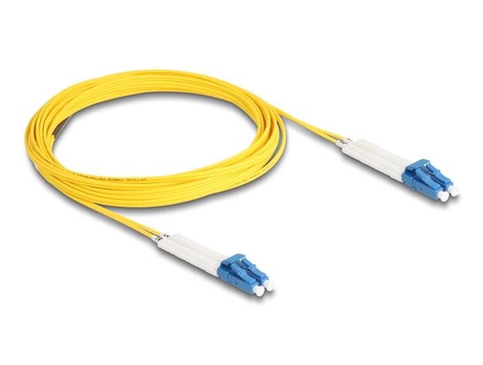 Delock Lwl Cable Lc Duplex A Lc Duplex Singlemode Os2 Winkelbar 5 M