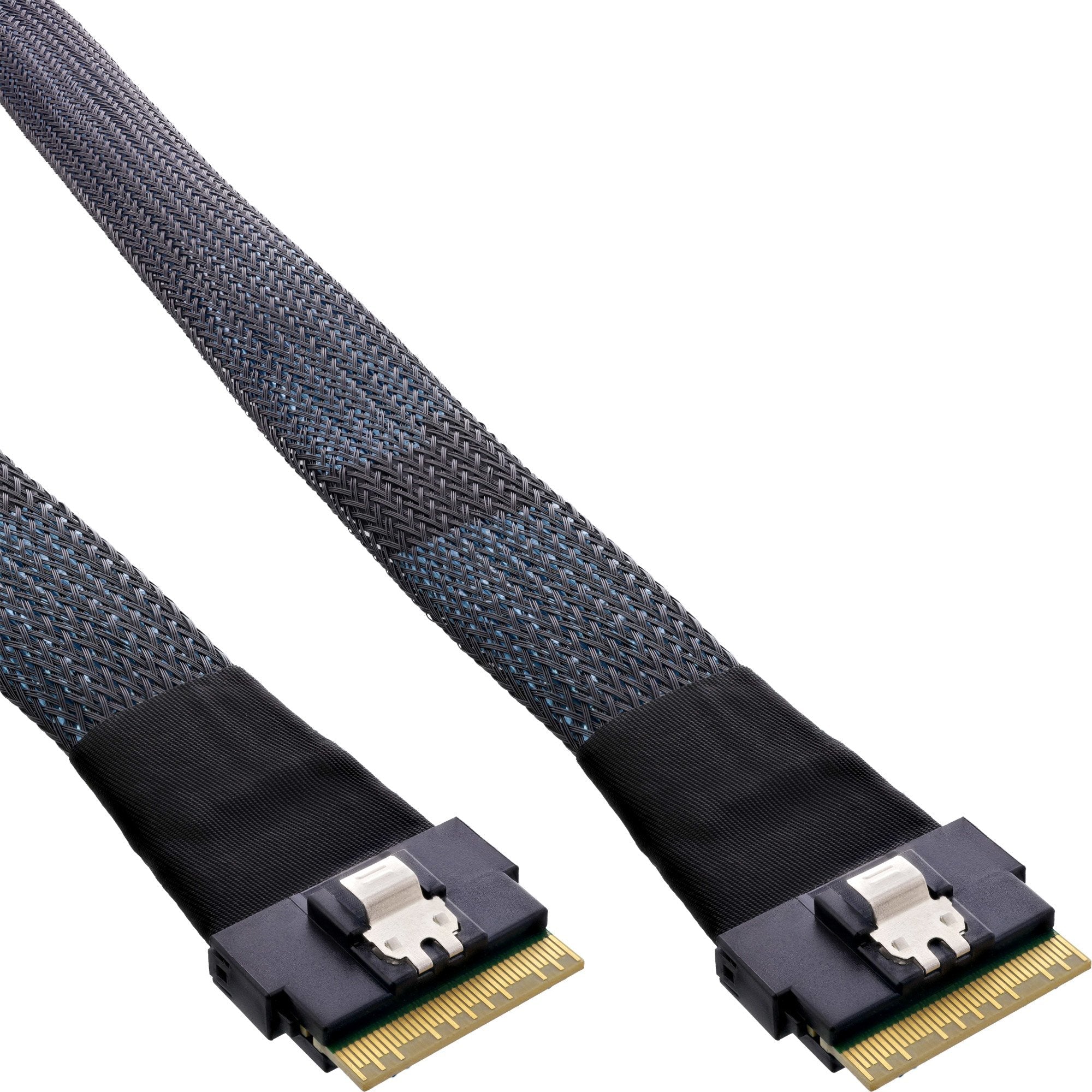 Inline® Slim Sas Cable, Sff-8654 8x A Sff-8654 8x, 48 Gb/S, 0.5m