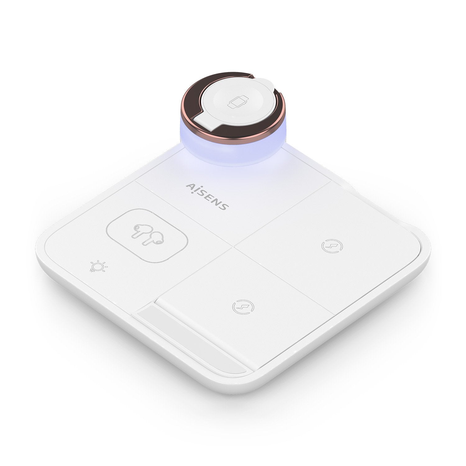 EAN 8435739903483 - AISENS ASCH-15W4WC061-W cargador de dispositivo móvil Auriculares, Smartphone, Reloj inteligente Cargador imagen 1