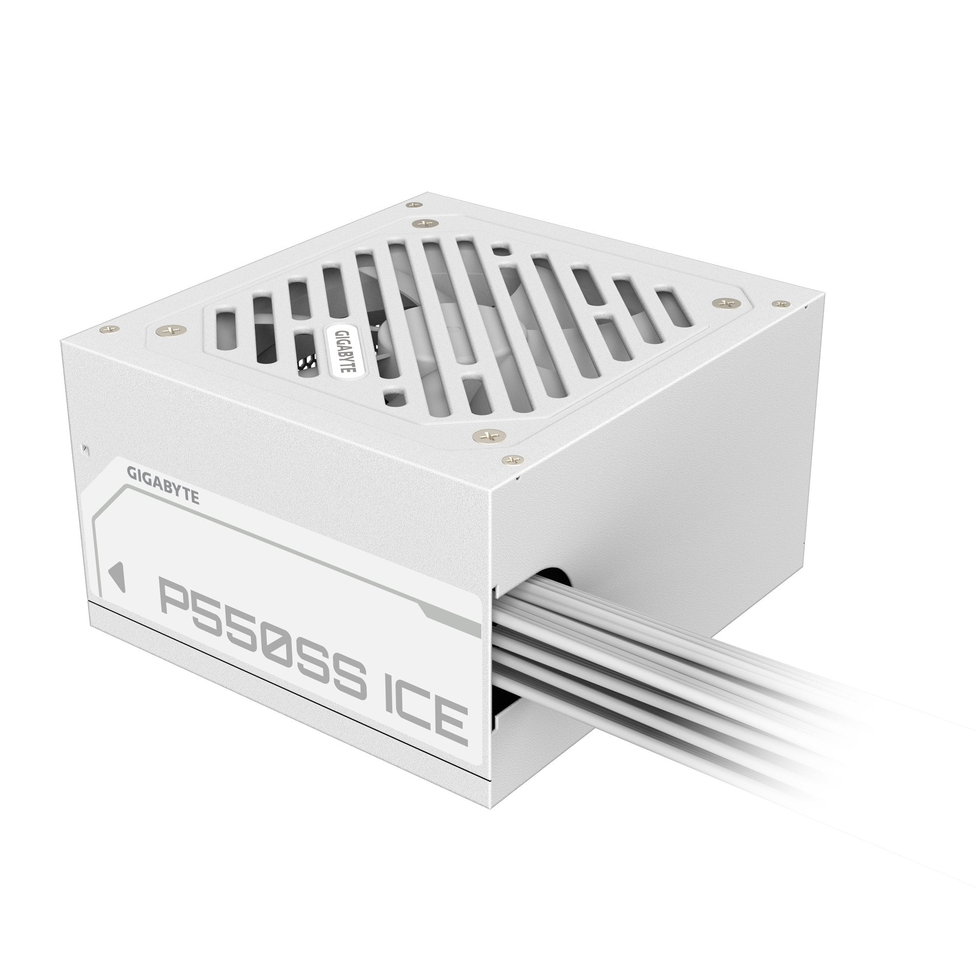 EAN 4719331554910 - GIGABYTE P550SS ICE unidad de fuente de alimentación 550 W 20+4 pin ATX Blanco imagen 5