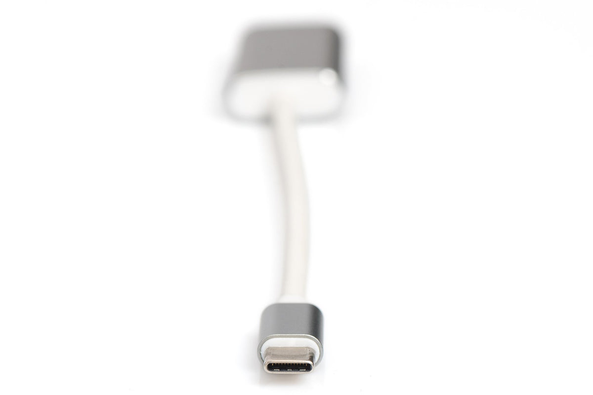 EAN 4016032385950 - Digitus DA-70836 adaptador de cable de vídeo 0,2 m USB Tipo C Plata imagen 2