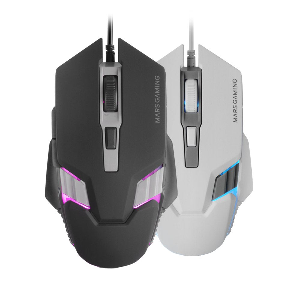 Ratón Gaming Mars Gaming Mm024 Hasta 4000 Dpi Negro