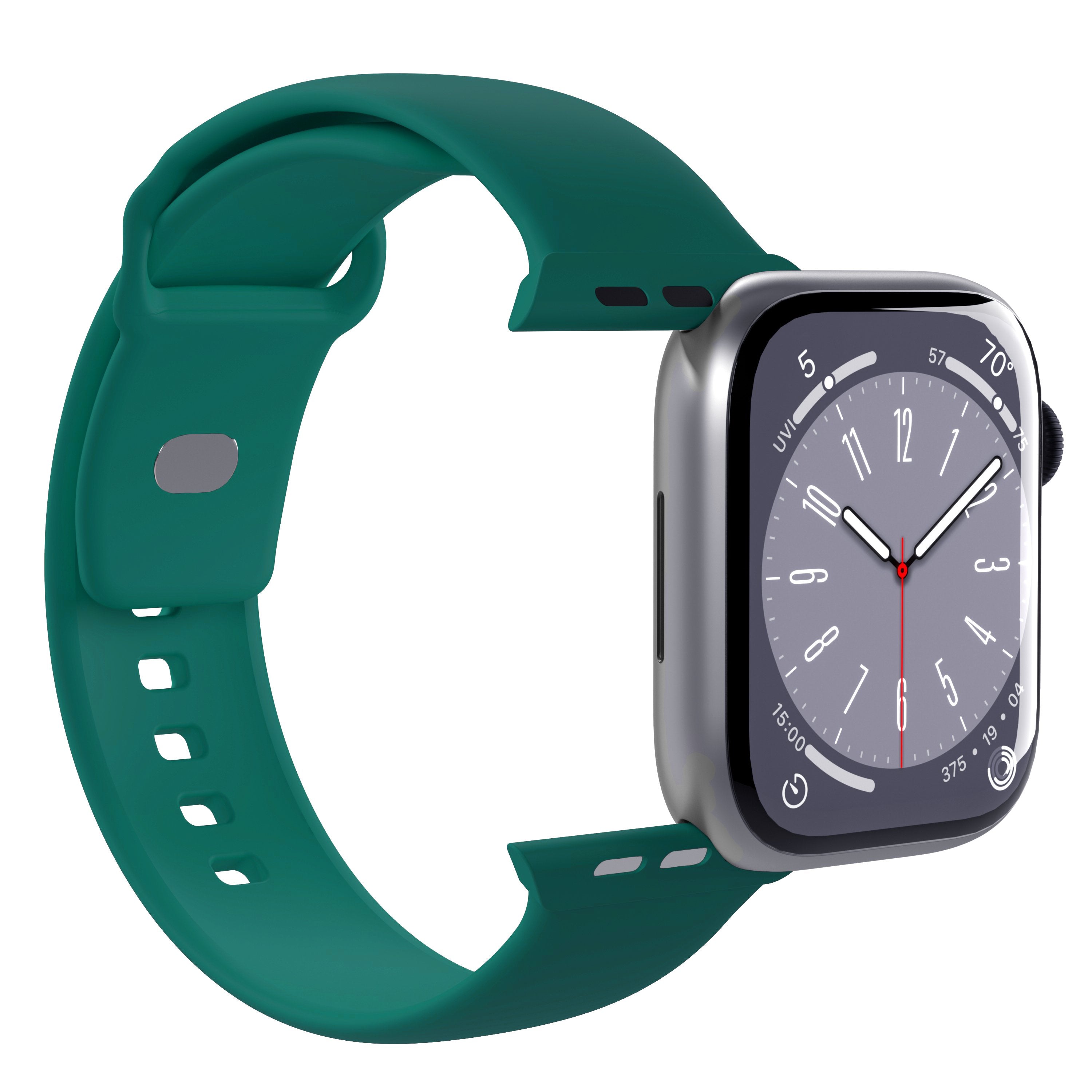 Puro Icon - Elastyczny Pasek Do Apple Watch 42/44/45/49 Mm (S/M & M/L) (Jade)