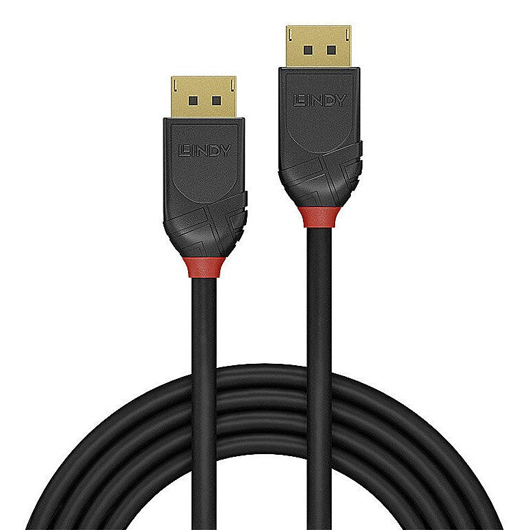 Cable 0.5m Displayport 2.1 54g Black Line