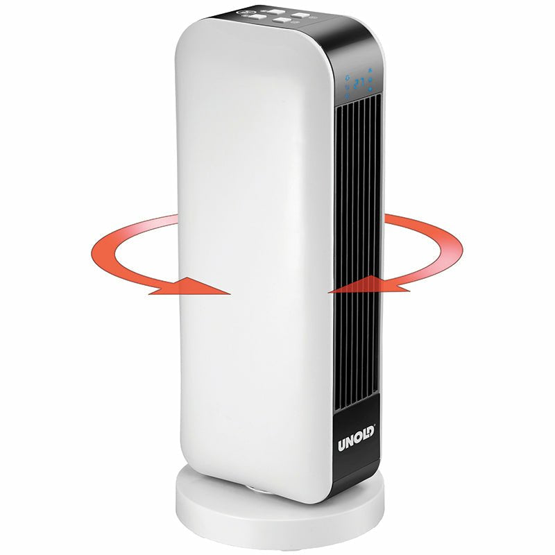 Calefactor Cerámico Unold 86430 Con Mando A Distancia 2000w