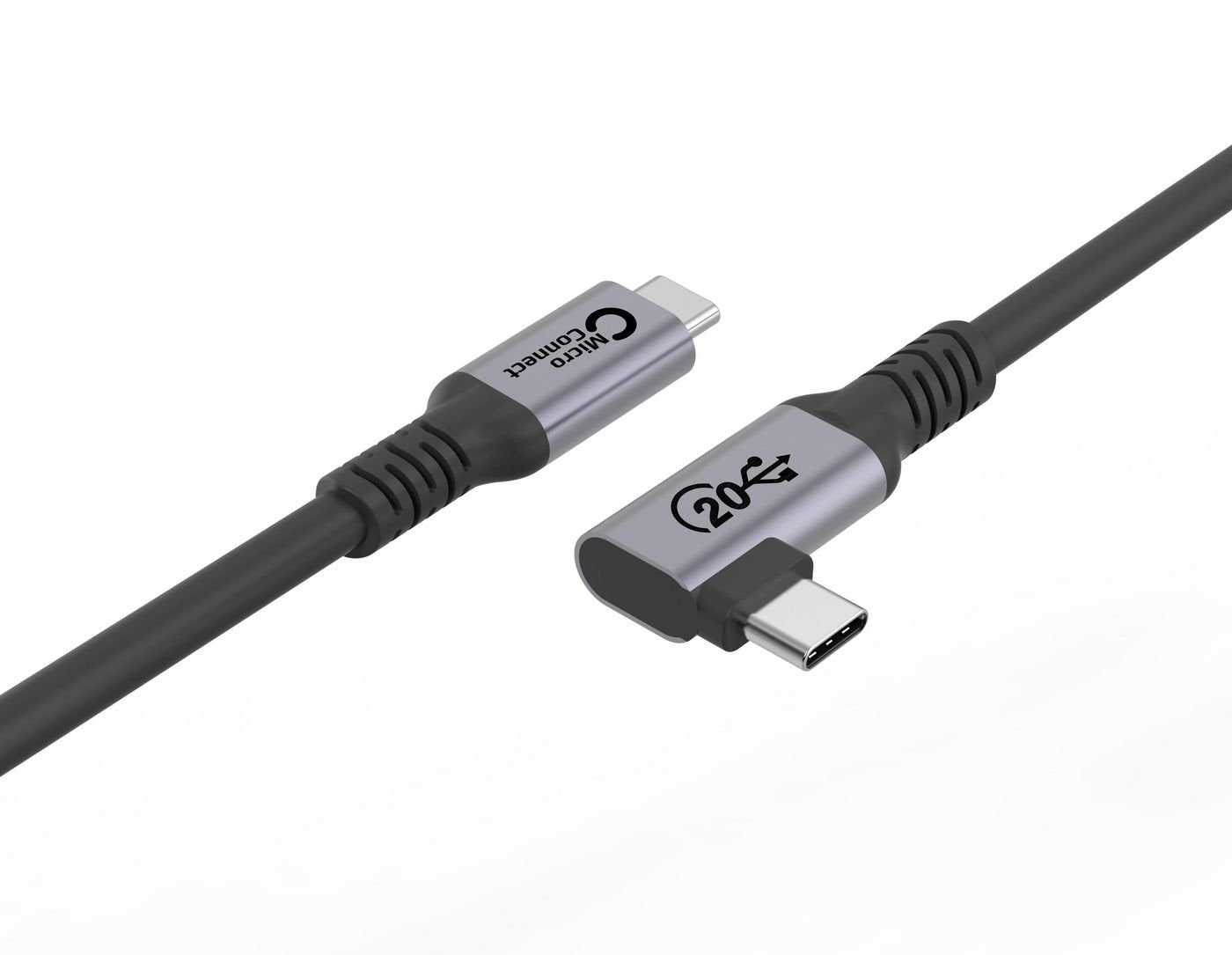 Premium Usb-C Cable 4m - 20gbps, 100w, Usb 3.2 Gen - 2x2, Angled - Warranty: 300m