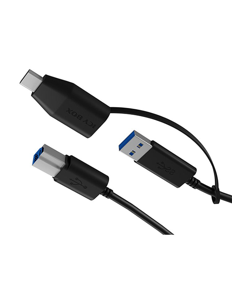 EAN 4250078171423 - ICY BOX IB-CB032 cable USB USB 3.2 Gen 1 (3.1 Gen 1) 1 m USB B USB A Negro imagen 6