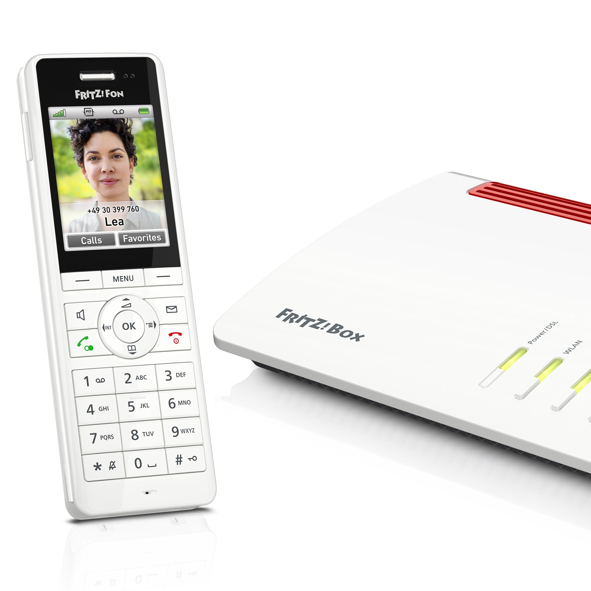 Teléfono Fritz!Fon X6 Dect Identificador De Llamadas Blanco
