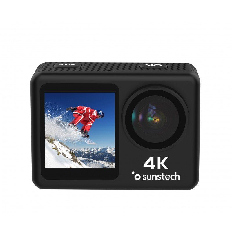 Cámara Digital Deportiva Sunstech Adventure 4k 16mp Ángulo De Visión 170 Negra