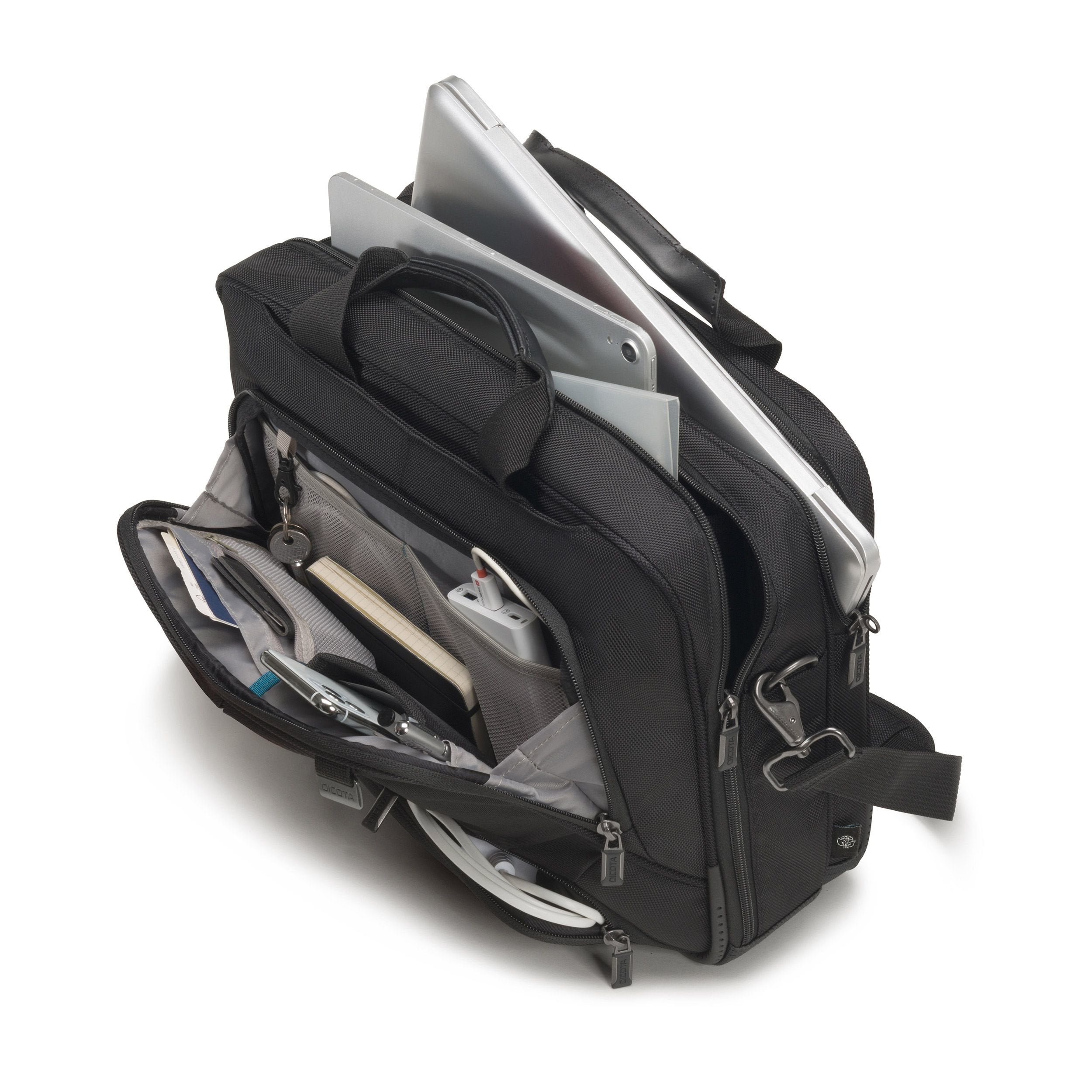 EAN 7640186419901 - DICOTA Eco Top Traveller PRO 35,8 cm (14.1") Maletín Toploader Negro imagen 6