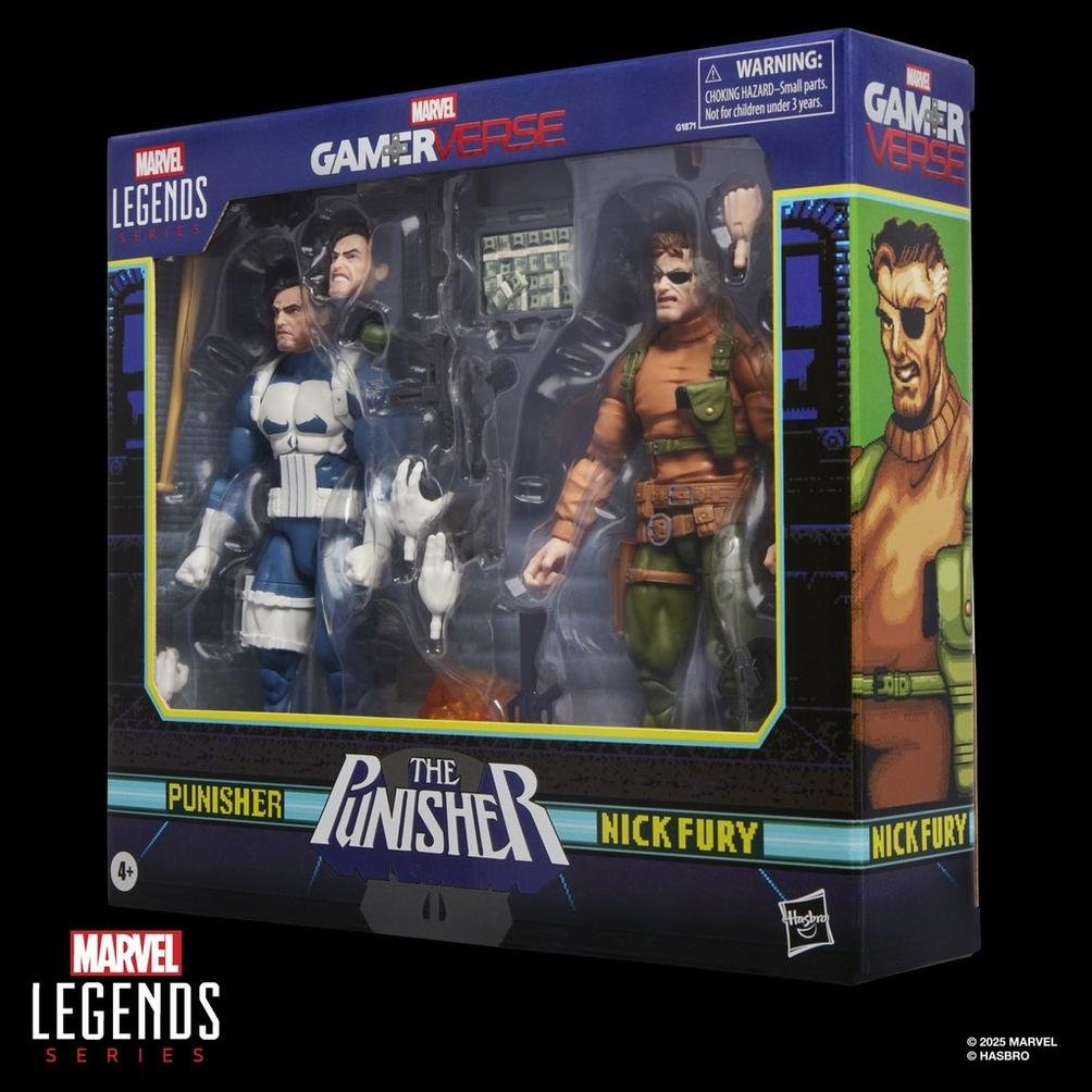 EAN 5010996328380 - Marvel Legends Series Gamerverse Punisher & Nick Fury imagen 10