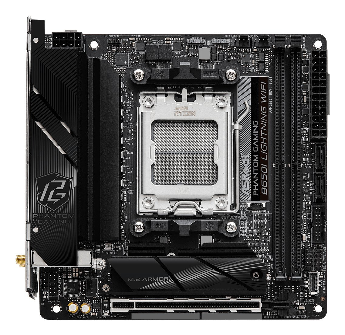 EAN 4710483944253 - Asrock B650I Lightning WiFi AMD B650 Zócalo AM5 mini ITX imagen 3