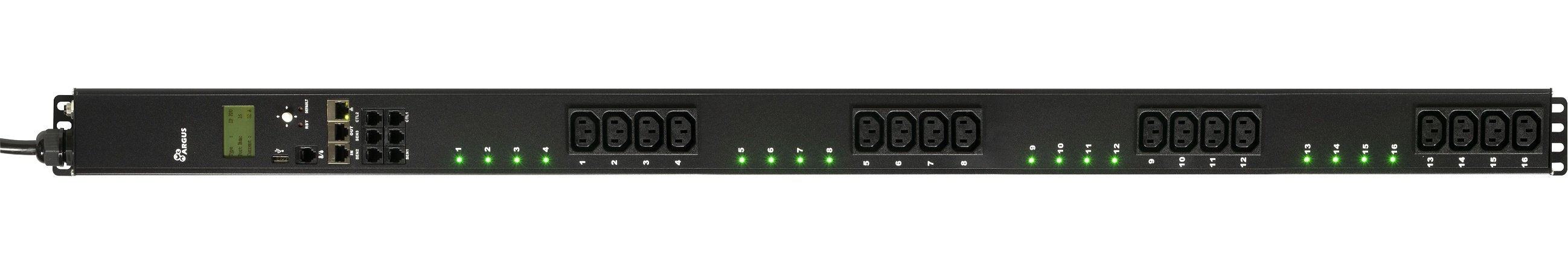 EAN 4260455648905 - Inter-Tech SA-1632WN unidad de distribución de energía (PDU) 16 salidas AC Negro imagen 1