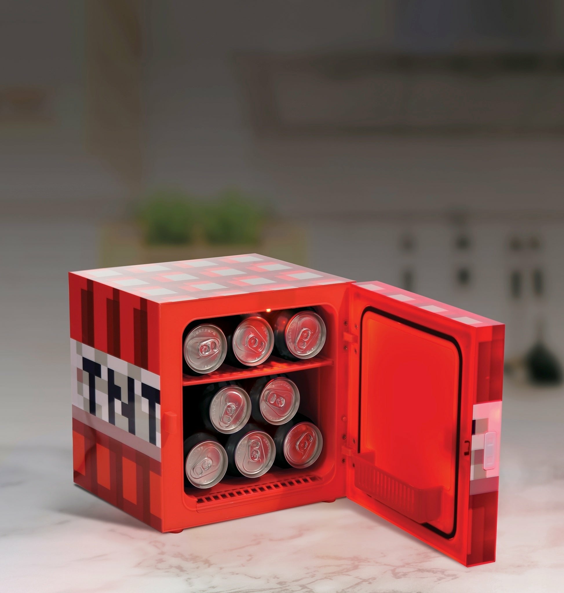 Ukonic Mini-Kühlschrank Minecraft Tnt Block 6,7l