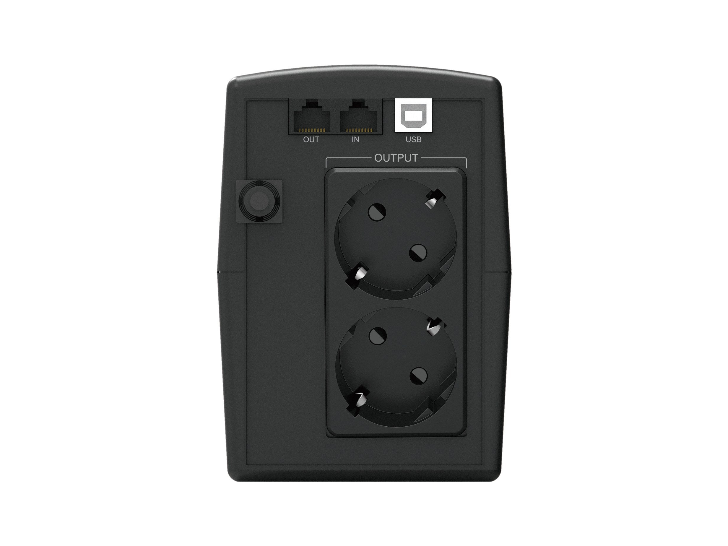 Conceptronic Sai 650va 360w Proteccion Puerto 2 Shucko Lan Modem Zeus 01es