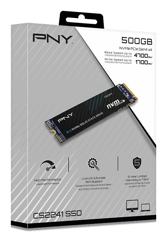 EAN 0751492771731 - PNY M280CS2241-500-RB unidad de estado sólido 500 GB M.2 PCI Express 4.0 NVMe 3D NAND imagen 5