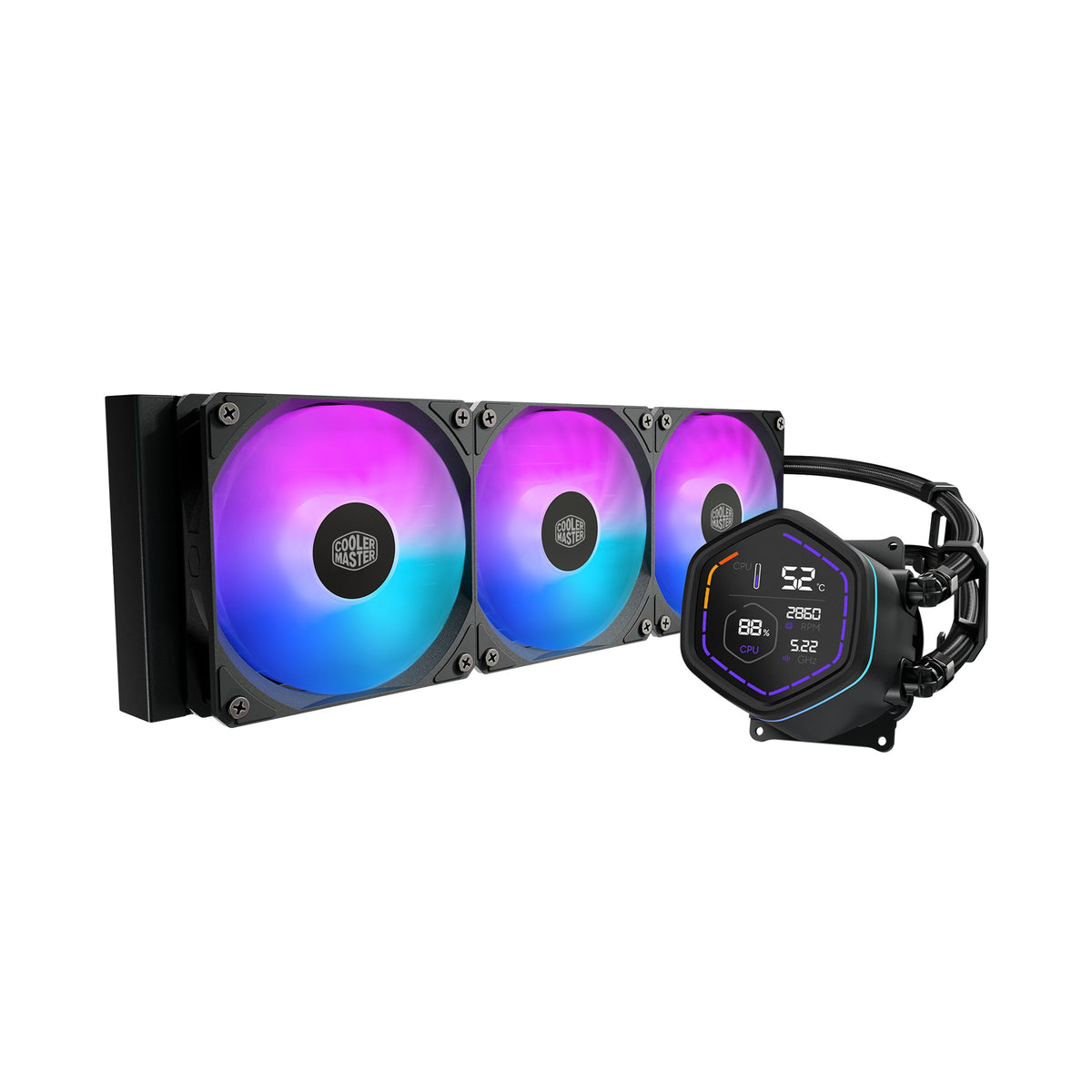 EAN 4719512164013 - Cooler Master MasterLiquid Core Nex Digital Procesador Kit de refrigeración líquida 12 cm Negro 1 pieza(s imagen 1