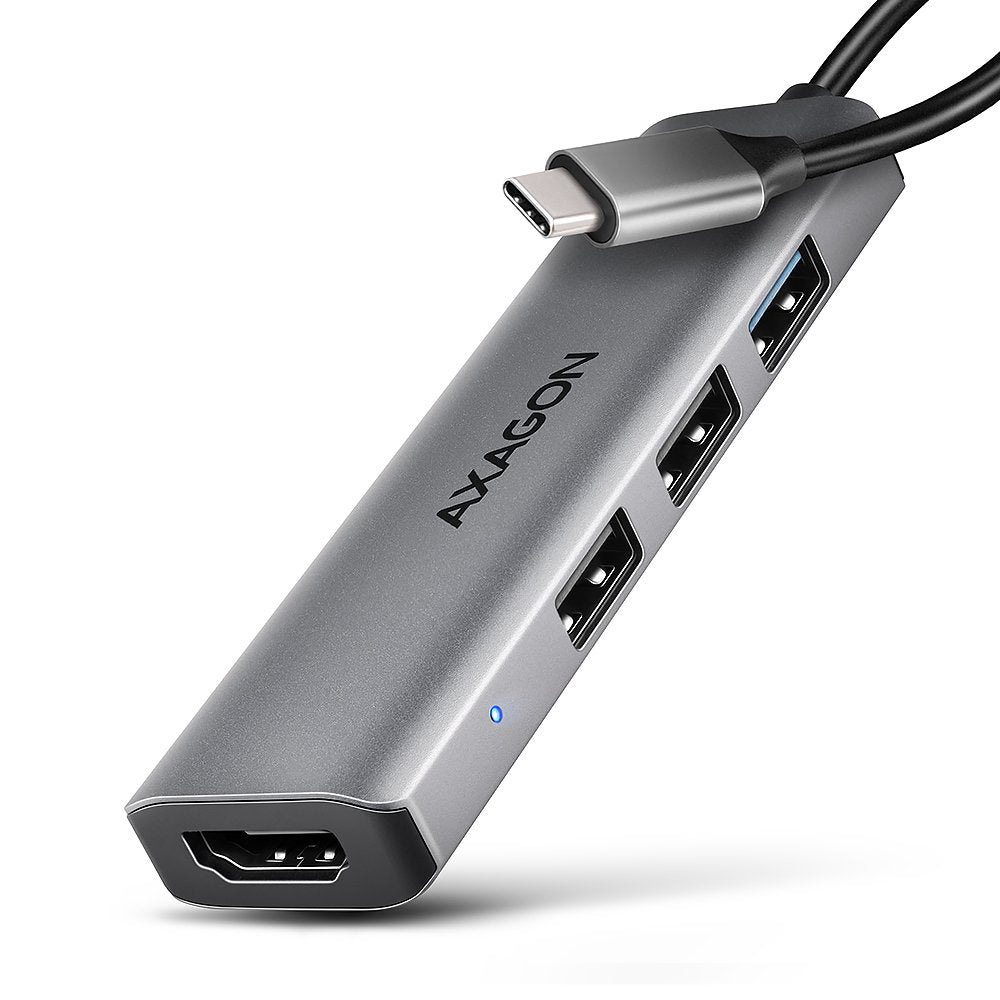 EAN 8595247908698 - Axagon HMC-H3A base para portátil y replicador de puertos Alámbrico USB 3.2 Gen 1 (3.1 Gen 1) Type-C Plat imagen 1
