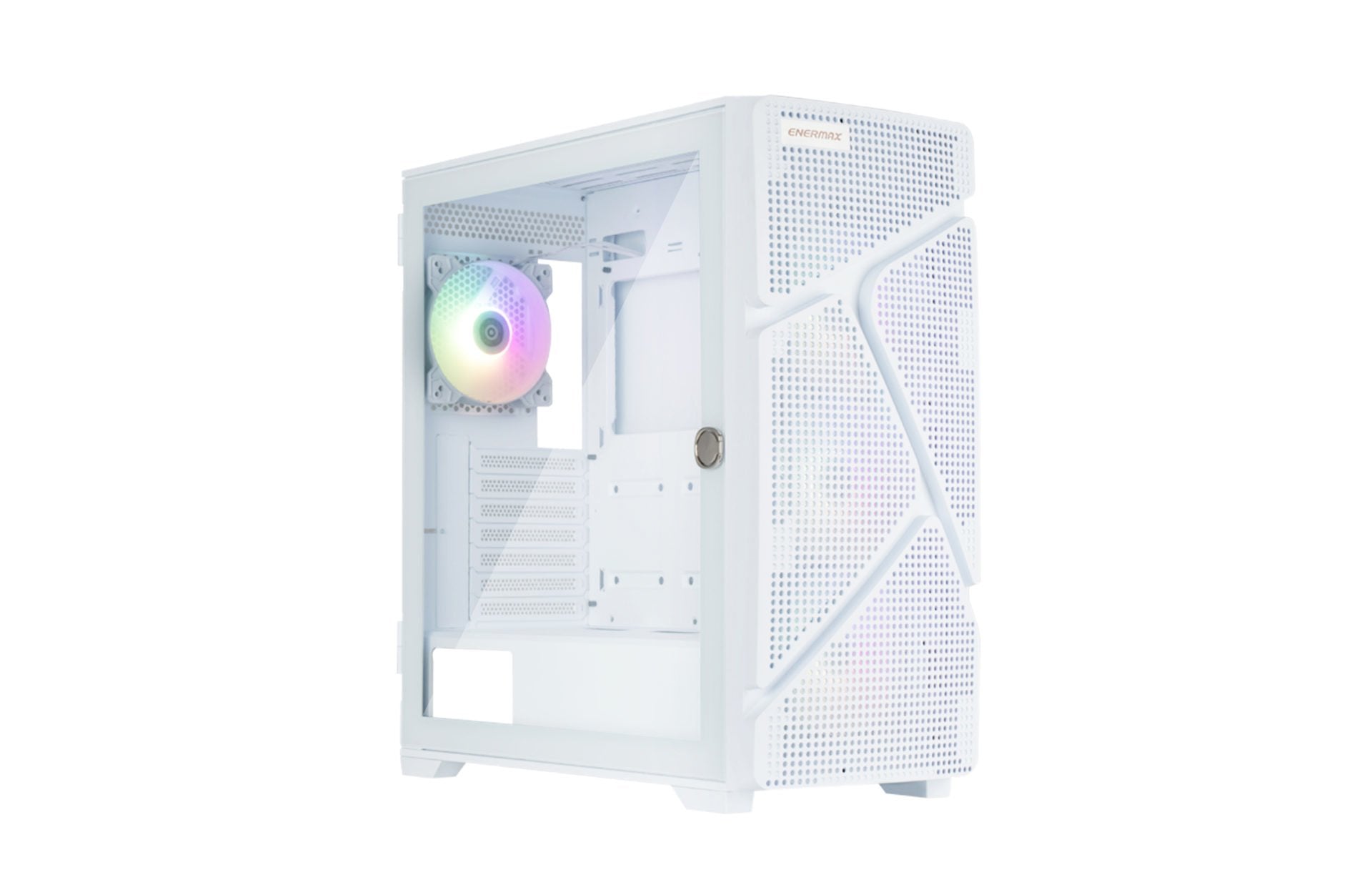 Caja Pc Enermax Marbleshell Ms31 Argb, Blanca, Vidrio Templado Eca-Ms31-Ww-Argb