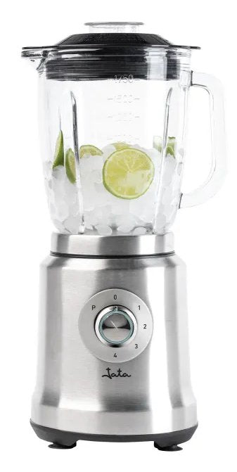 EAN 8421078037705 - JATA JEBT1241 licuadora 1,75 L Batidora de vaso 1200 W Metálico, Transparente imagen 6