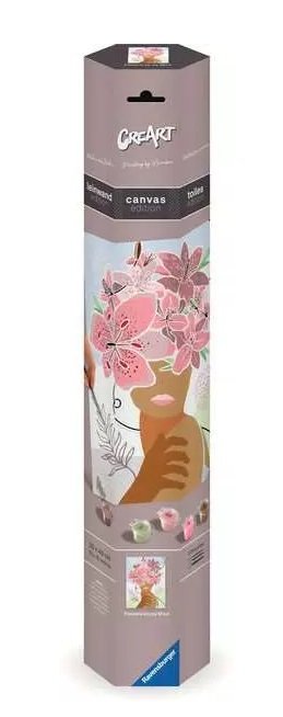 Ravensburger Creart Art Collection Canvas Edition - Flores En Mi Mente, Pintura 23908