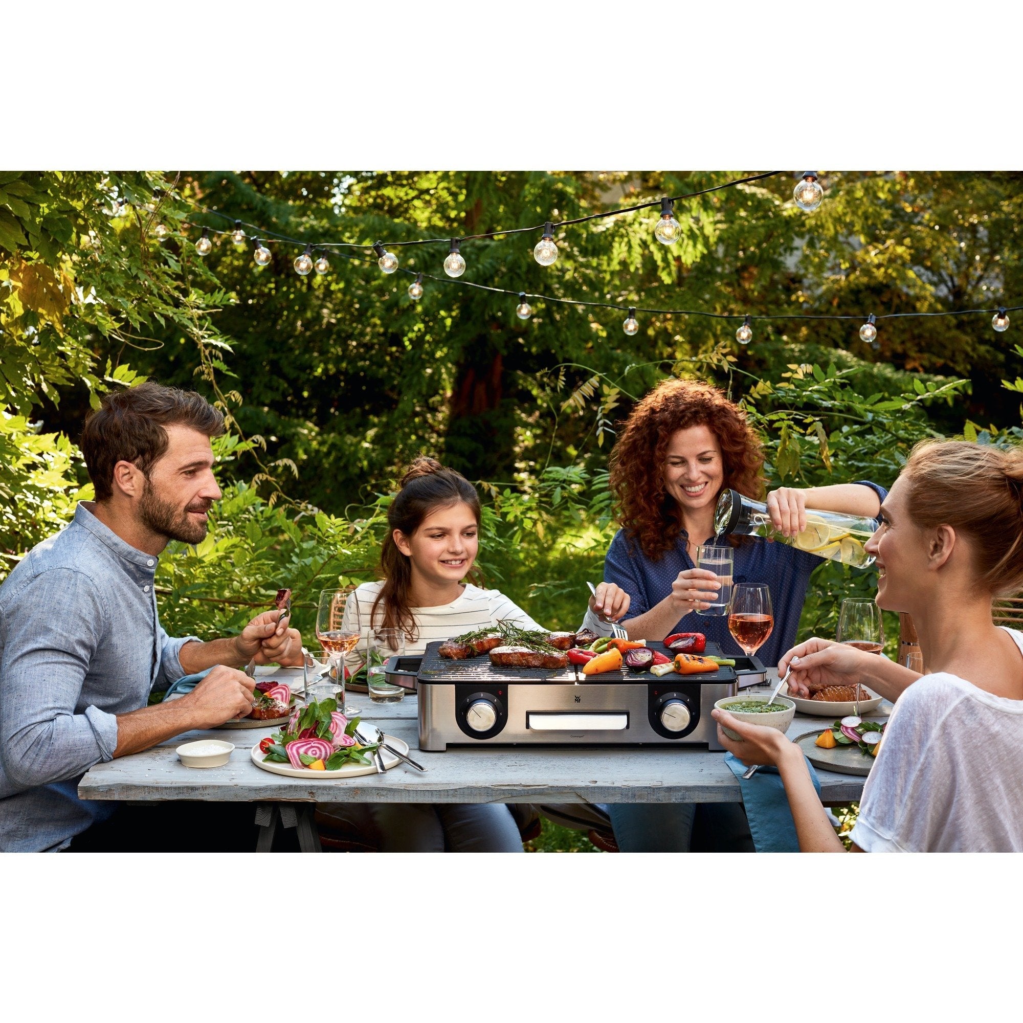 Wmf Lono 0415280011 Parrilla Mesa Eléctrico Acero Inoxidable 2400 W