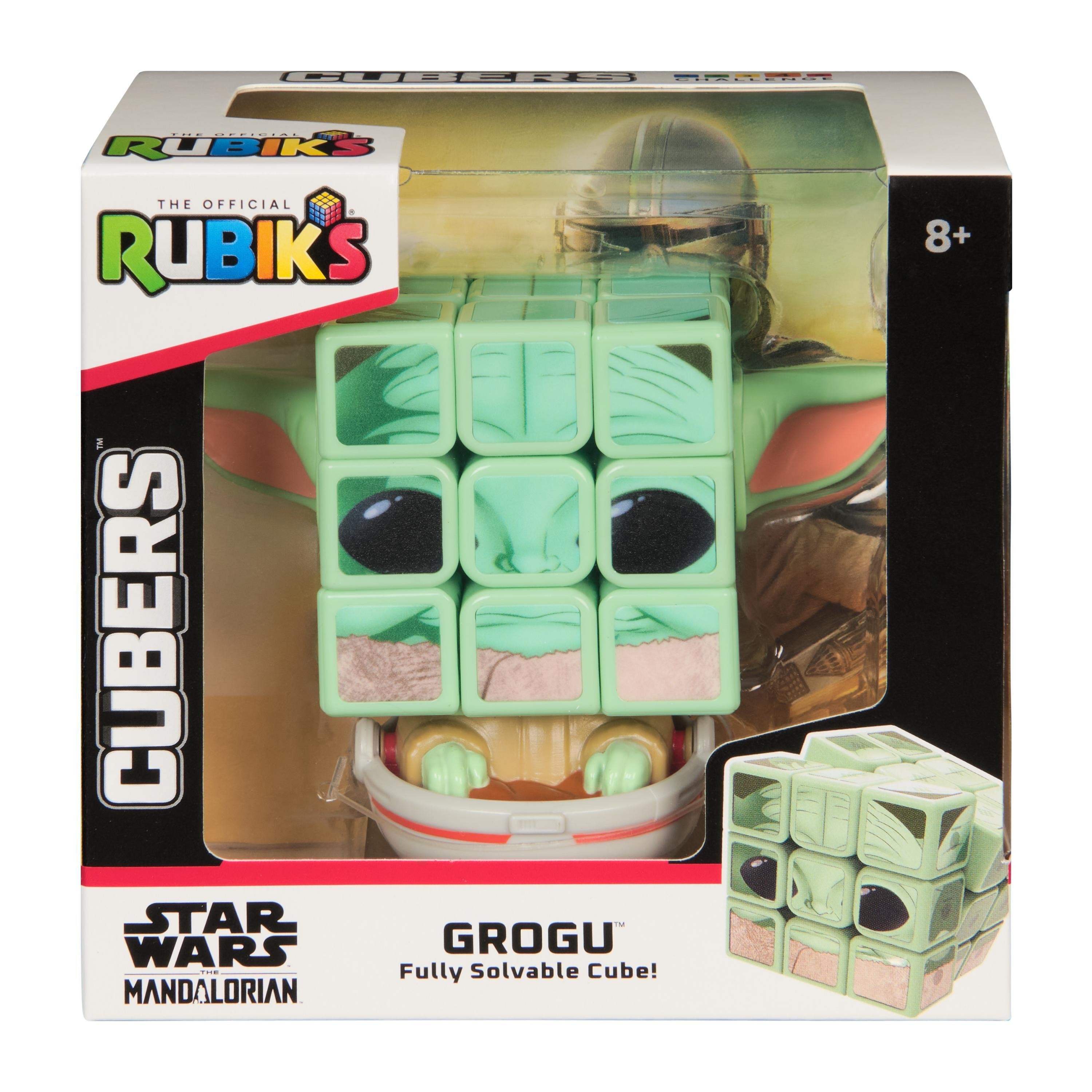 Spin Master Rubik'S - Cubers 3x3 Grogu, Juego De Habilidad 6074030