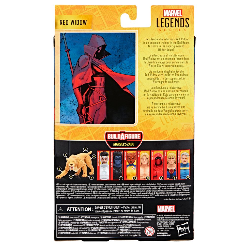 Figura Red Widow Marvel Legends Series 15cm