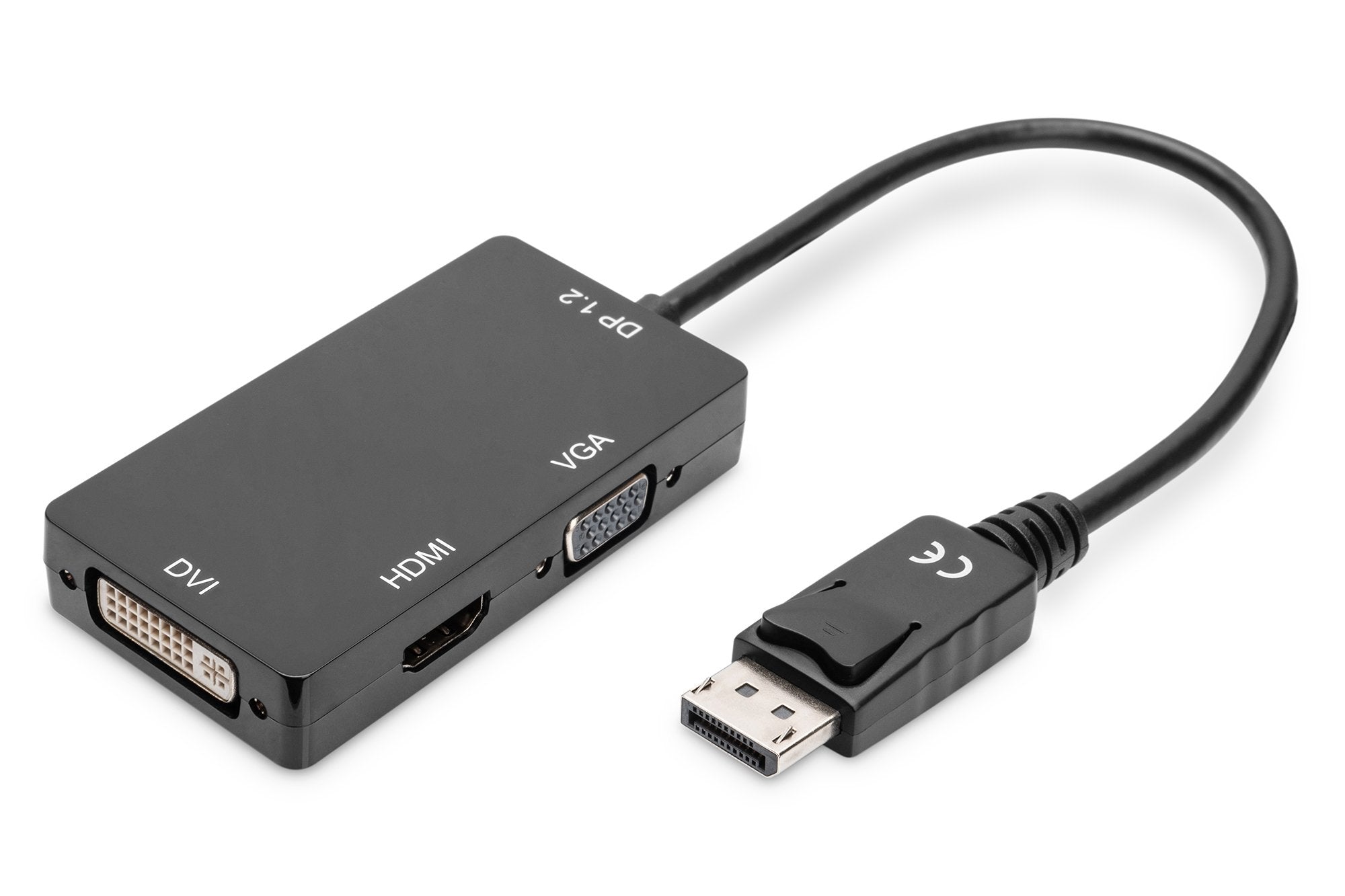 EAN 4016032433781 - Digitus AK-340418-002-S adaptador de cable de vídeo 0,2 m DVI-D Negro imagen 1