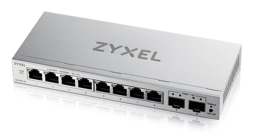EAN 4718937649761 - Zyxel GS1200-10v3 Gestionado L2 Gigabit Ethernet (10/100/1000) Escritorio Gris imagen 1