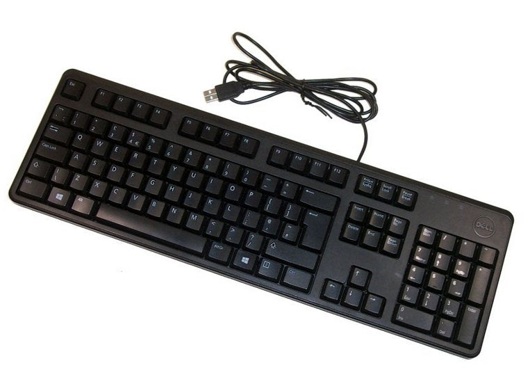 EAN 4054842159903 - DELL DJ491 teclado USB QWERTY Inglés Negro imagen 1