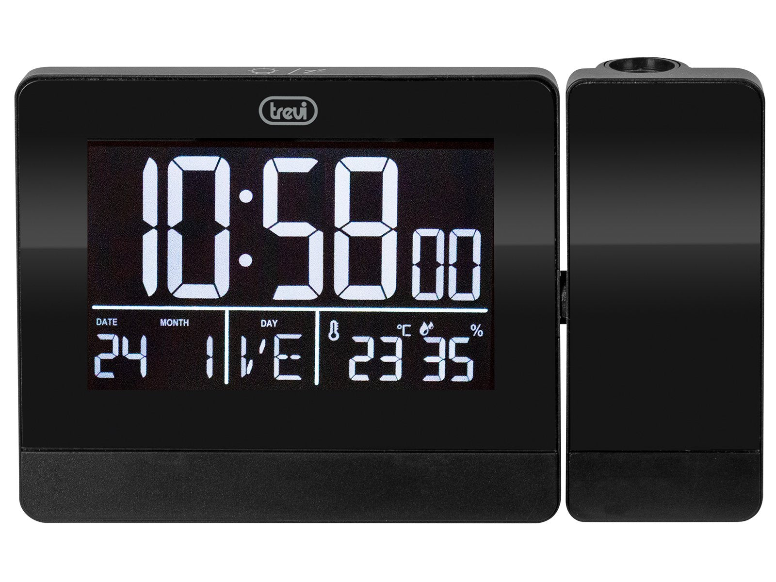 Despertador Trevi Ec 884 Pj Negro