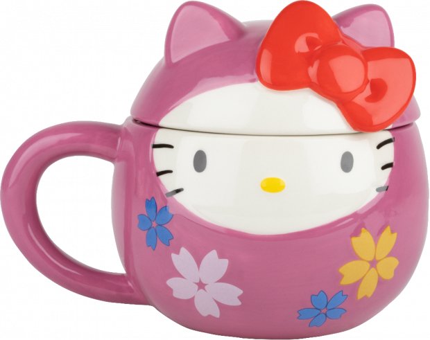 Taza 3d Konix Hello Kitty Daruma
