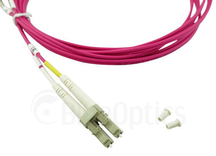 Blueoptics Sfp3131fu1mk Cable De Fibra Optica 1 M Lc Om4 Magenta