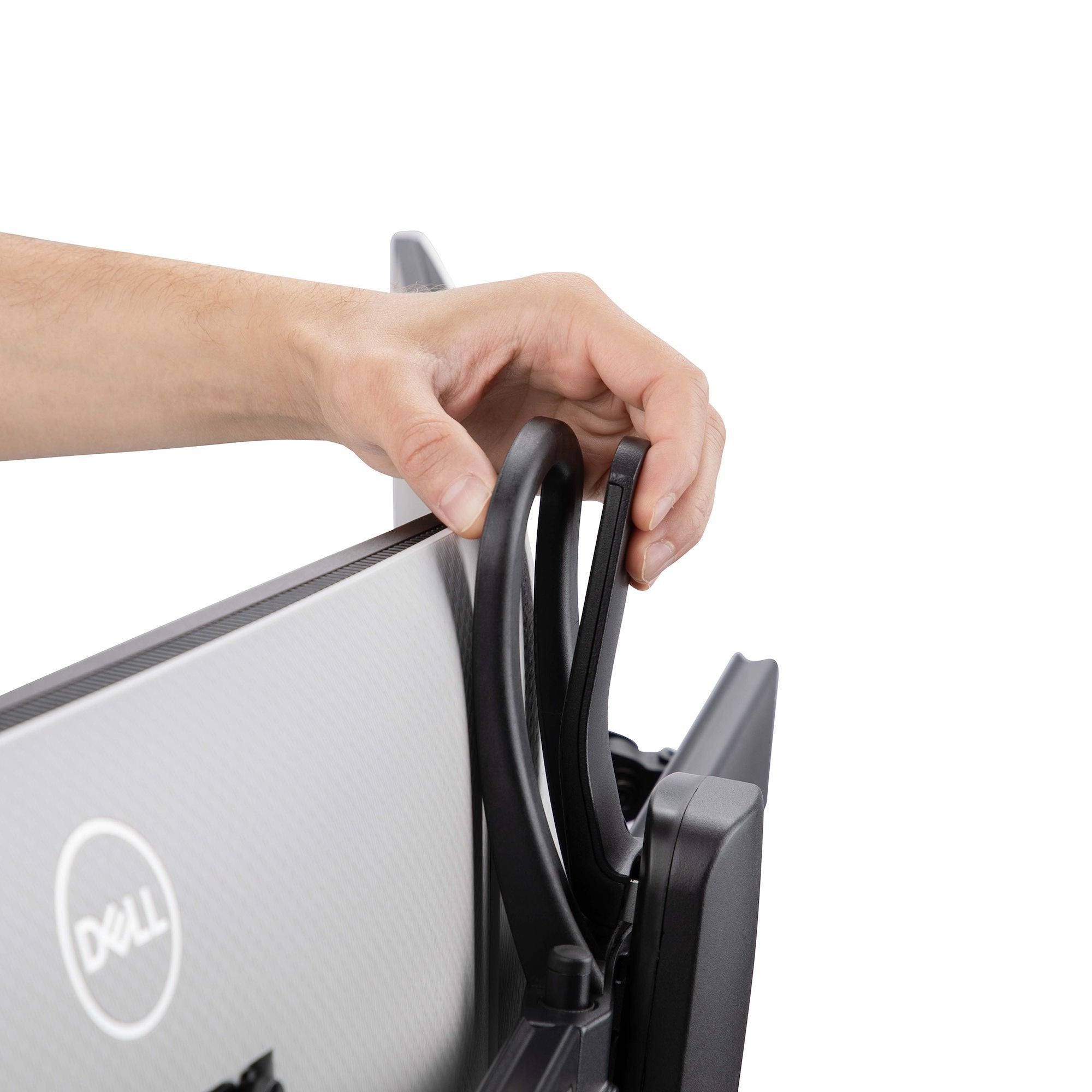 Startech.Com Crossbar Dual Monitor Desk Stand, Double 27inch Screens/Vesa Aufstellung - Für 2 Monitore - Negro