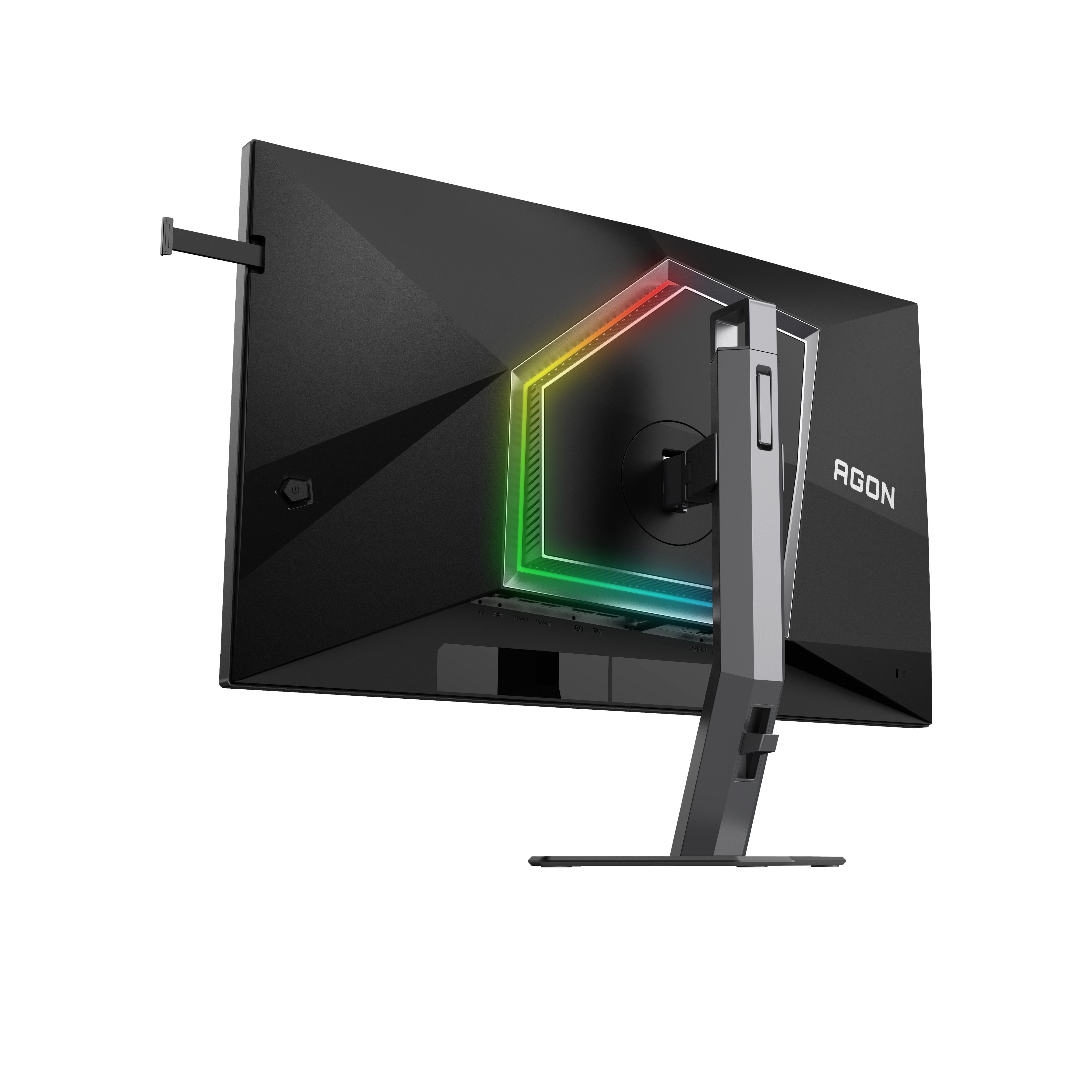 Monitor Aoc Ag276fk 27 "Negro (Matt)/Gris Oscuro, Fullhd, Fast-Ips, Usb Hub, Adaptive-Sync, Panel De 520hz Ag276fk