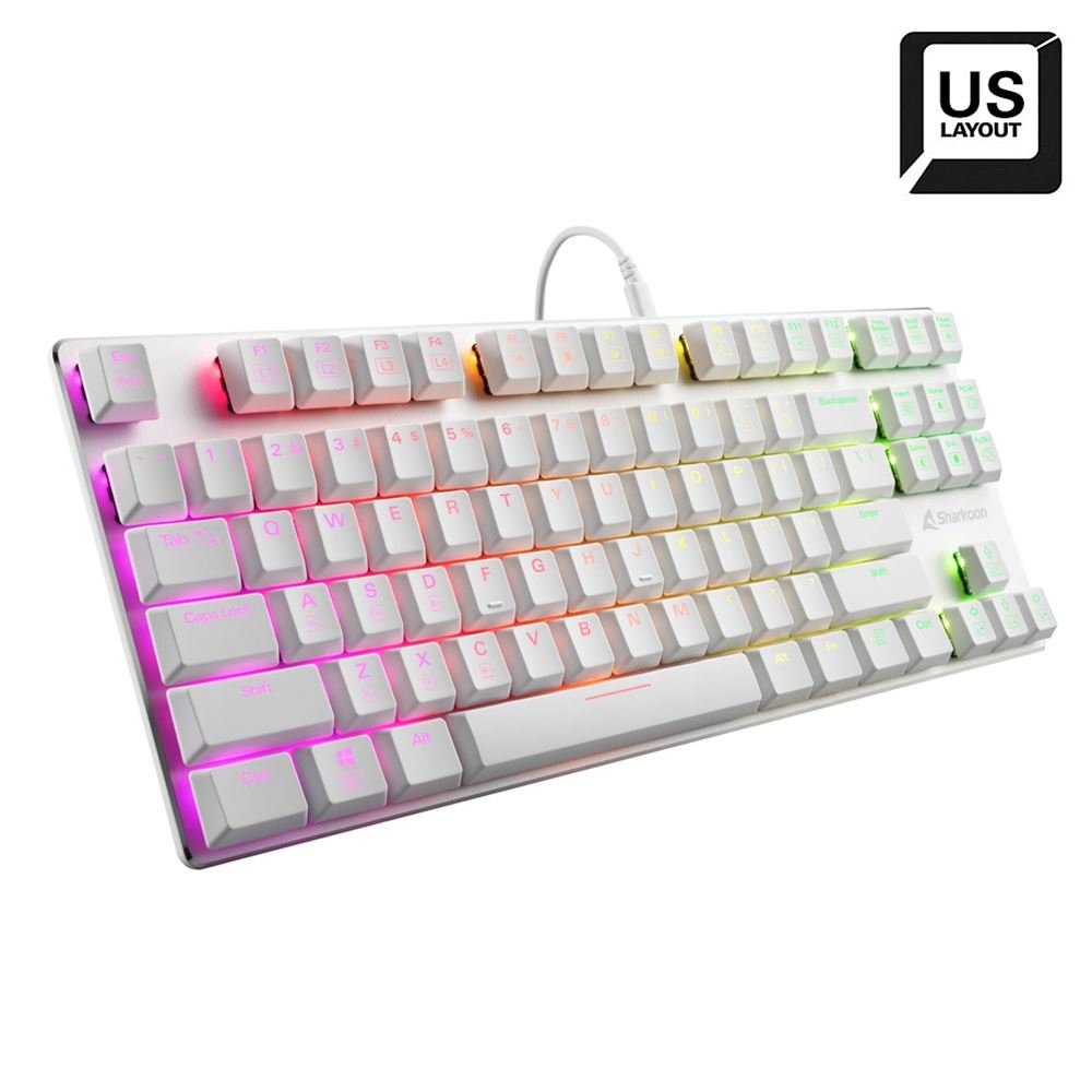 Teclado (Ingles) Sharkoon Purewriter Tkl Rgb, Gaming 4044951034291