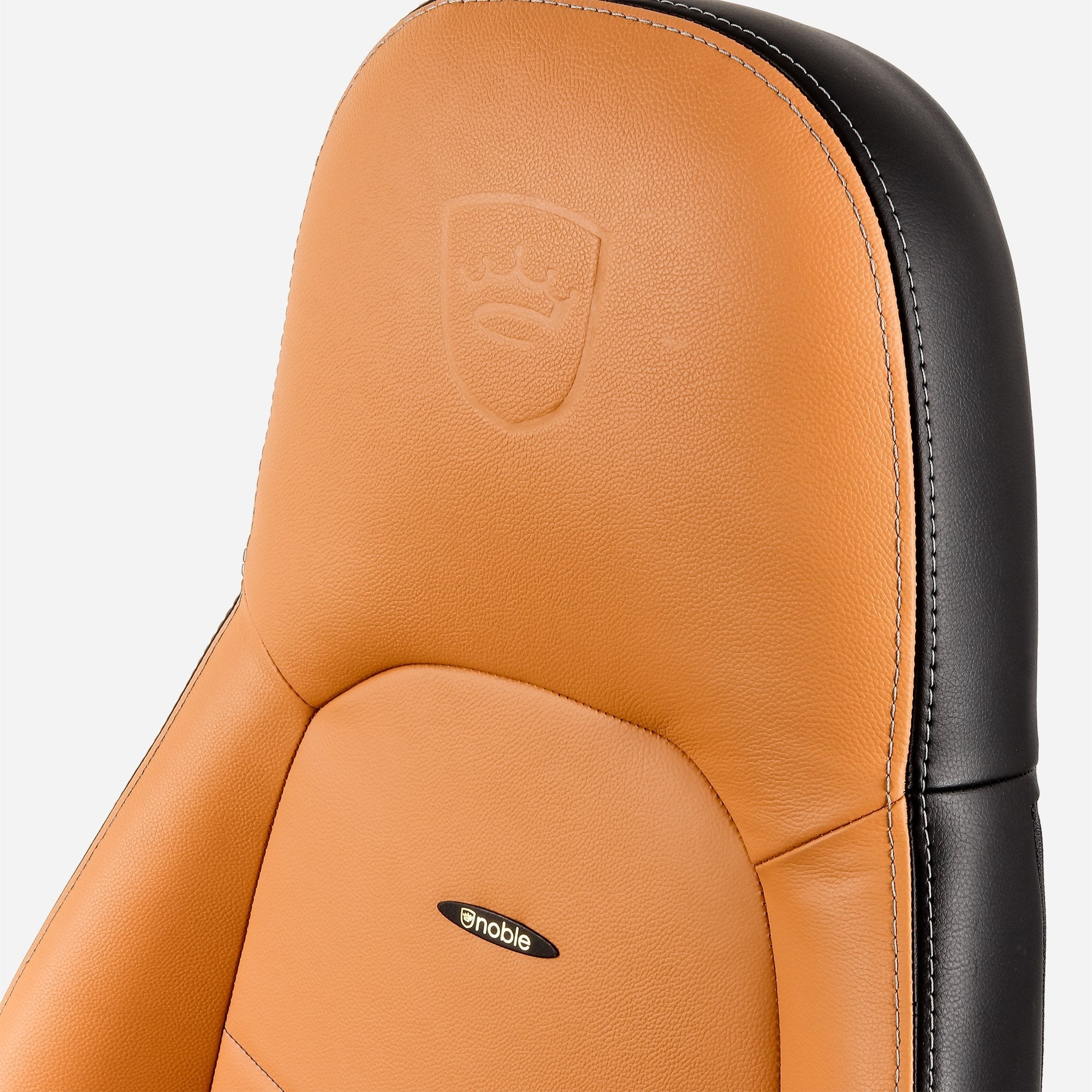 Noblechairs Icon Echtleder Gaming Silla - Cognac Negro