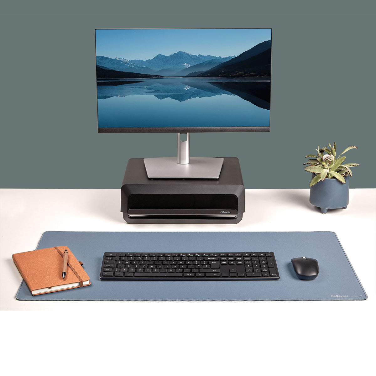 EAN 0043859808823 - Fellowes Breyta protector de escritorio Azul imagen 2