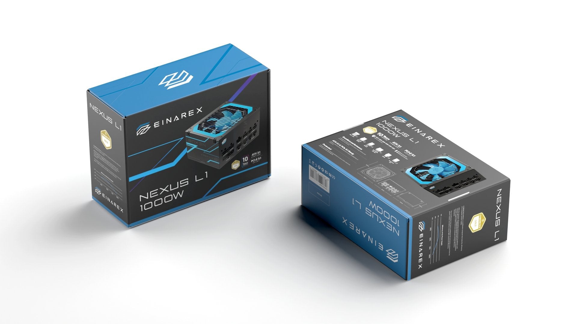 EAN 6977277368321 - Einarex EXPS-NL1-100-BK unidad de fuente de alimentación 24-pin ATX ATX Negro imagen 6