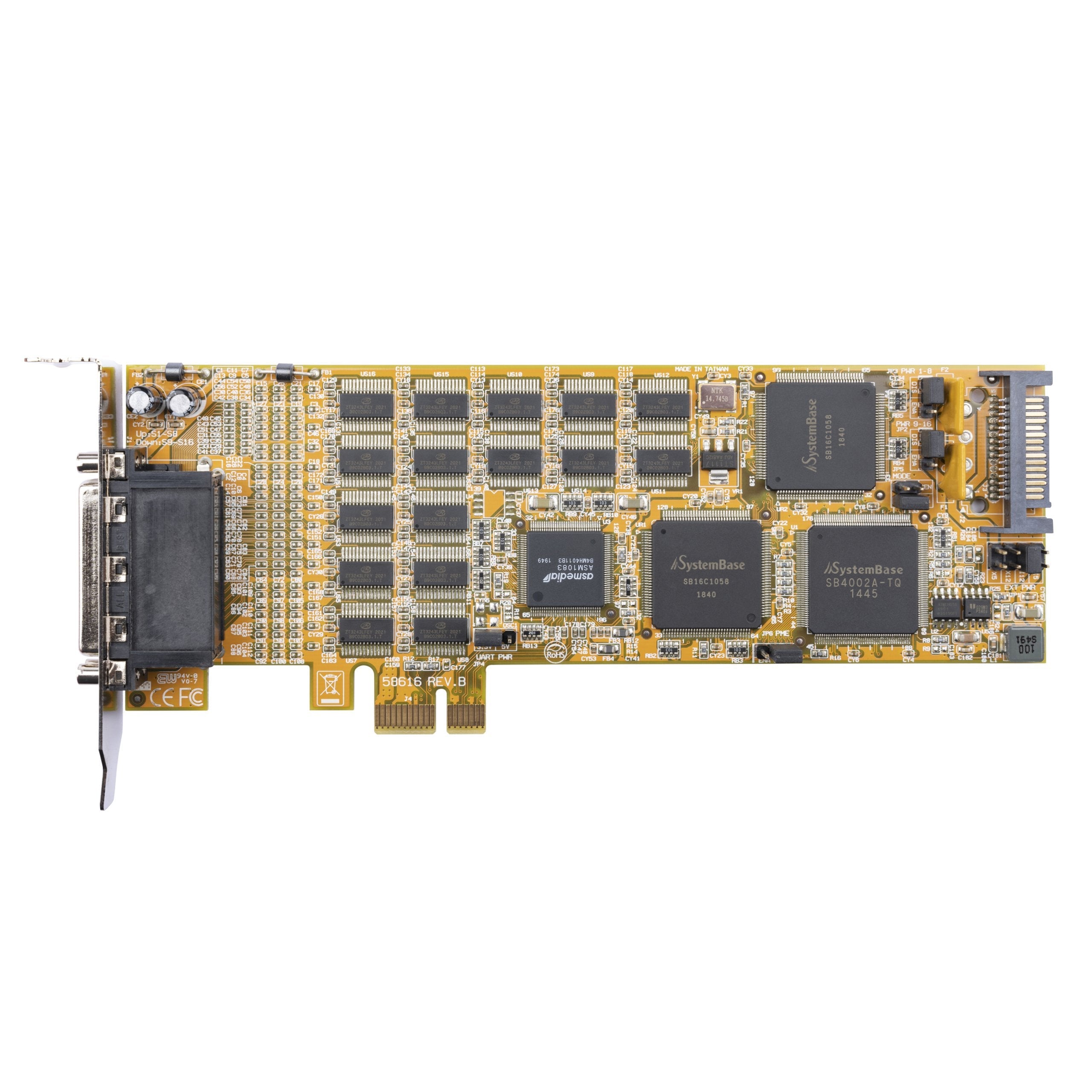 Startech Tarjeta Serie Pci-E 16 Puertos