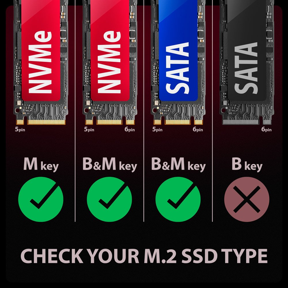 EAN 8595247908544 - Axagon EEM2-GAM, USB-C 10Gbps - NVMe & SATA SSD GAME M.2 box, bezšroubkový Caja externa para unidad de es imagen 19