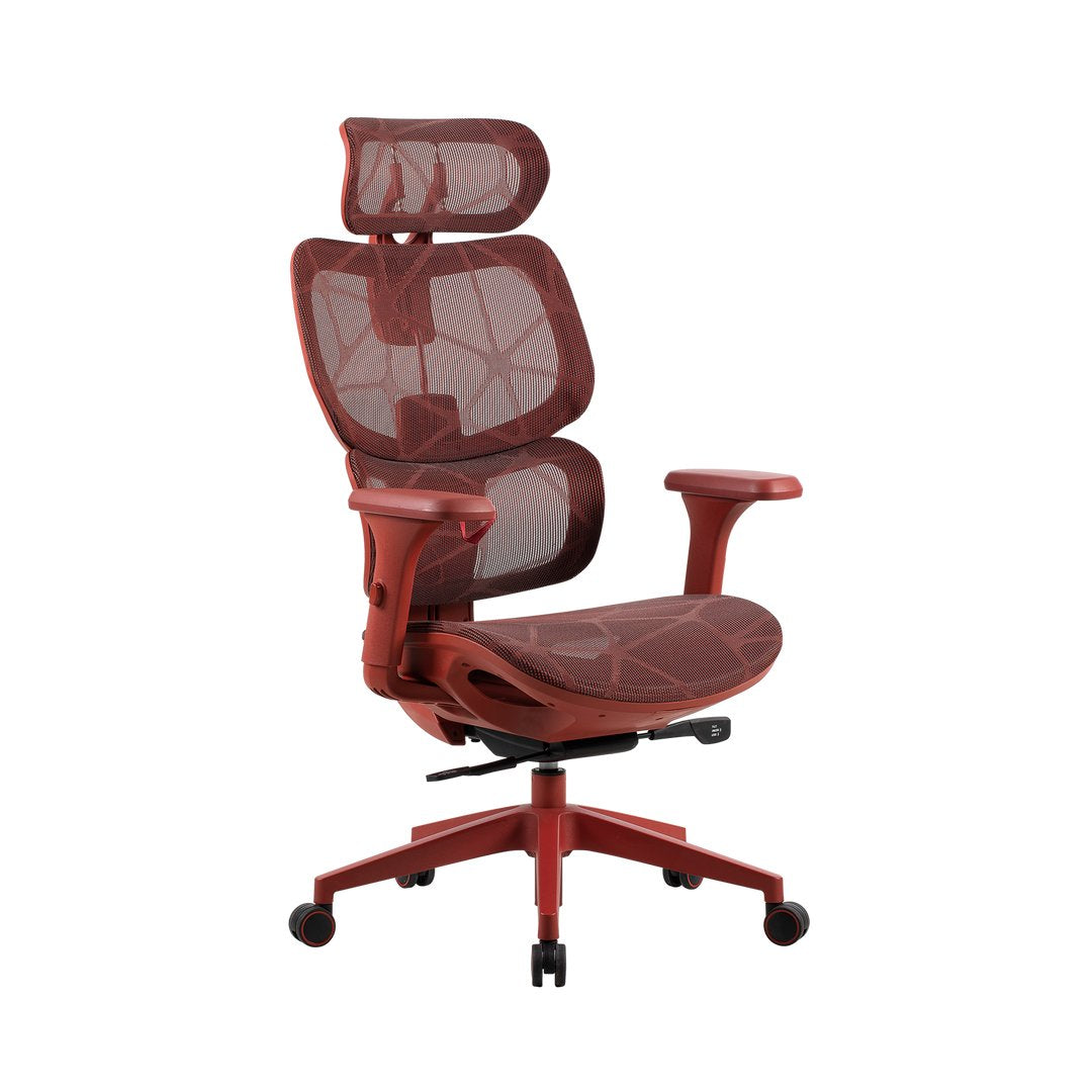 Silla De Oficina Onex Ventra Premium De Malla, Roja