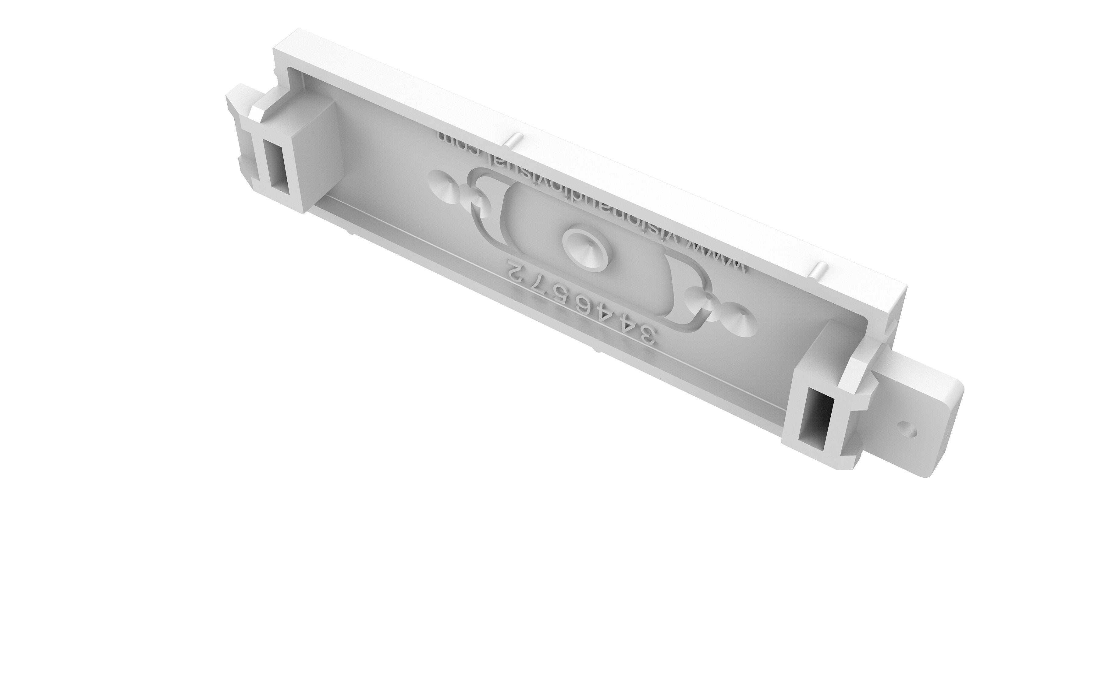 EAN 3446572000005 - Vision TC3 BLANK placa de pared y cubierta de interruptor Blanco imagen 3