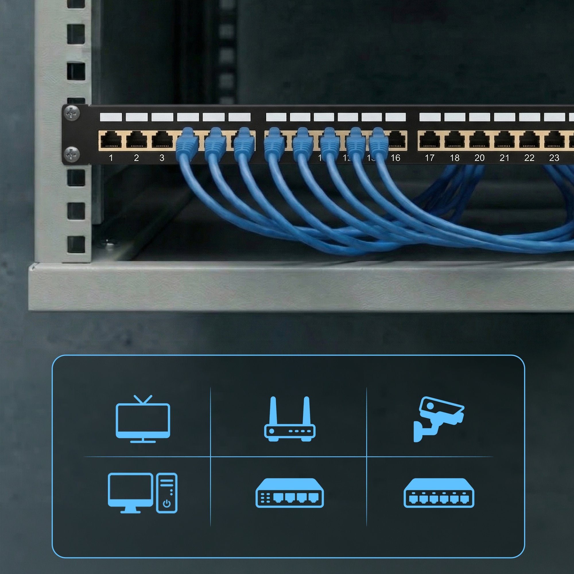 EAN 5902560369830 - Extralink EX.9830 panel de parcheo 1U imagen 12