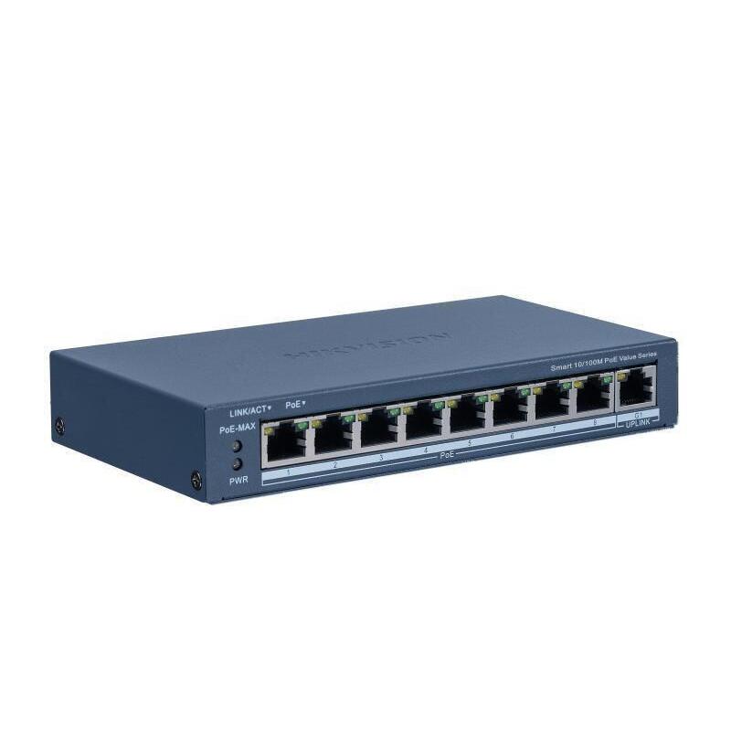 8-Port Fast Ethernet Smart Managed Poe Switch